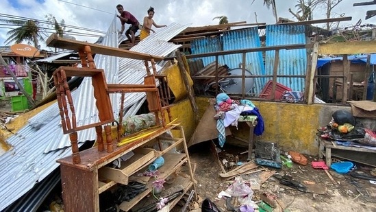 More than 530,000 houses were damaged, a third of which were totally wrecked, while damage to infrastructure and agriculture was estimated at 23.4 billion pesos ($459 million).(Reuters)