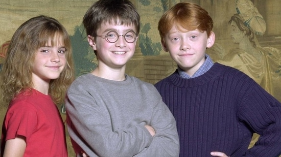 Emma Watson, Daniel Radcliffe and Rupert Grint.