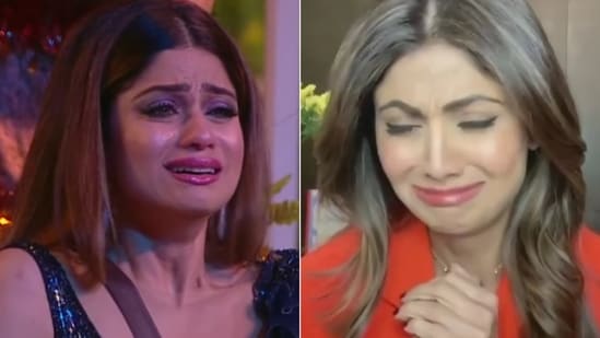 Shamita and Shilpa Shetty cried as they talked for the first time in months over video call on Bigg Boss 15.