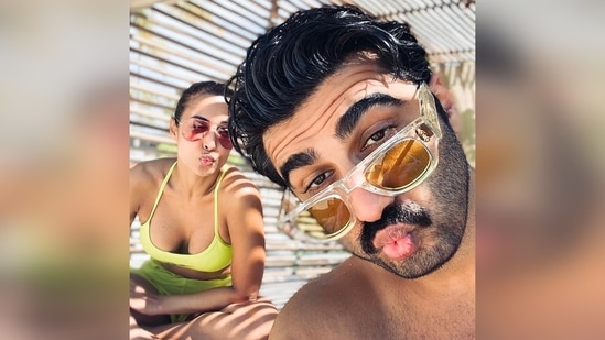 Arjun Kapoor and Malaika Arora featured in each other’s posts wishing fans a happy new year.