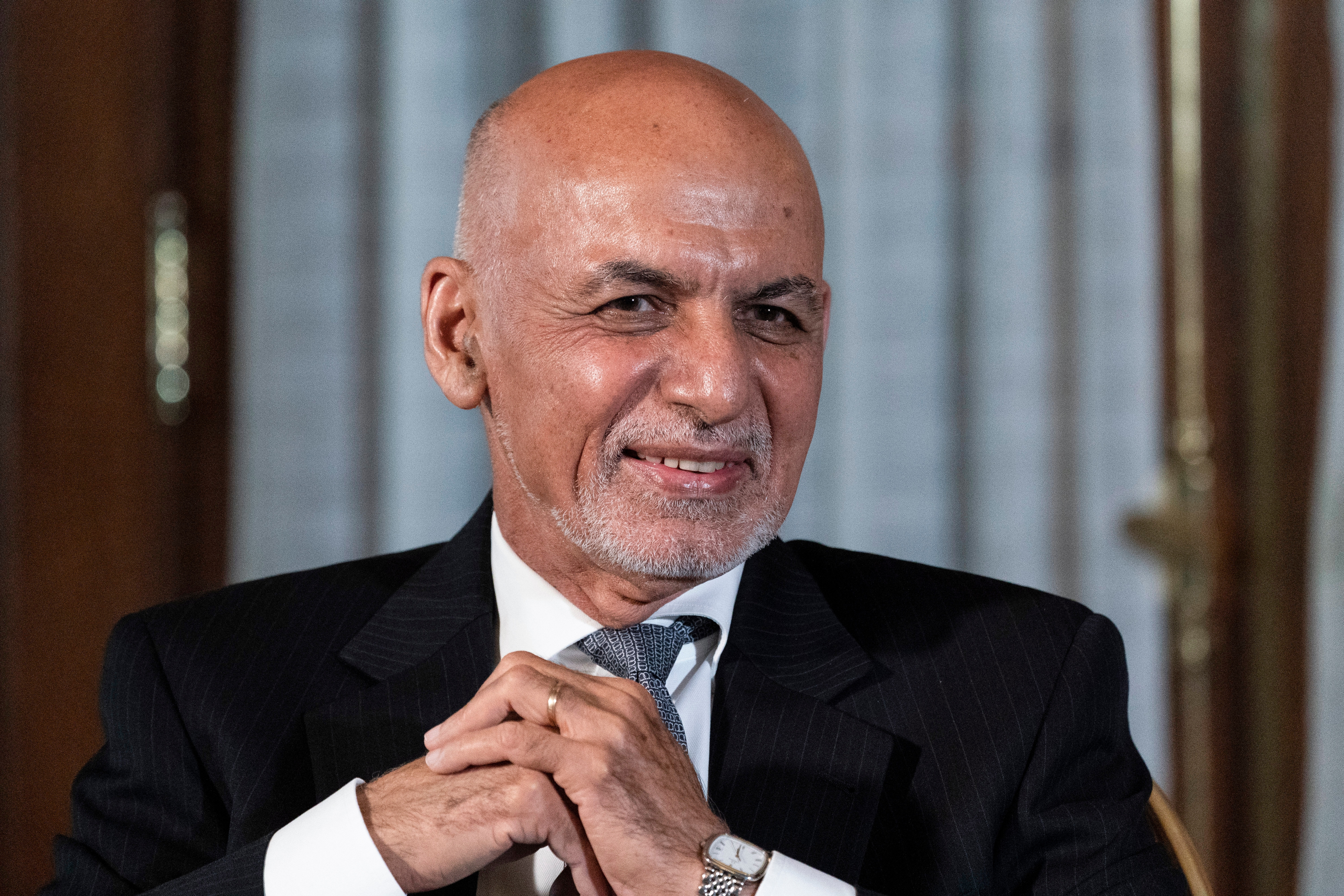 Ghani has been in the United Arab Emirates ever since. (AP)