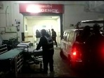 Thirteen others were injured in the stampede, which occurred due to heavy rush of pilgrims on New Year Day. In picture - Visual from Naraina hospital where injured devotees have been taken for treatment after the stampede at Mata Vaishno Devi Shrine in Katra.