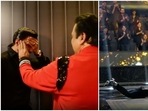 Ranveer Singh welcomed Govinda on the sets of The Big Picture. Ranveer Singh welcomed Govinda on the sets of The Big Picture.