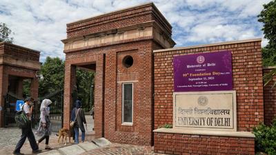 The university was established in 1922. Vice-chancellor Yogesh Singh said year-long programmes from May 1 will mark centenary celebrations of the university. (Sanchit Khanna/HT Photo) The university was established in 1922. Vice-chancellor Yogesh Singh said year-long programmes from May 1 will mark centenary celebrations of the university. (Sanchit Khanna/HT Photo)
