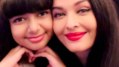Aishwarya Rai Bachchan with daughter Aradhya.