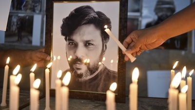 Reuters photojournalist and Pulitzer prize winner Danish Siddiqui, who was killed in clashes with Taliban in Afghanistan in 2021. (PTI) Reuters photojournalist and Pulitzer prize winner Danish Siddiqui, who was killed in clashes with Taliban in Afghanistan in 2021. (PTI)
