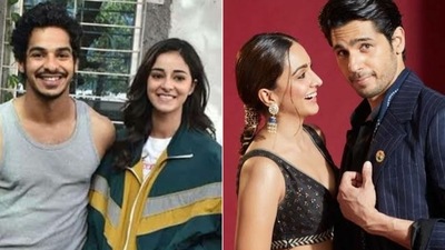 Ishaan Khatter-Ananya Panday and Sidharth Malhotra-Kiara Advani. Ishaan Khatter-Ananya Panday and Sidharth Malhotra-Kiara Advani.