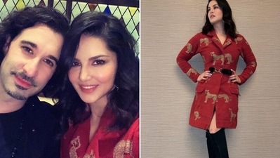 Sunny Leone welcomed new year with hubbie and best friend Daniel Weber. "Happy New Year Everyone!! I hope 2022 is amazing for all of you! I started mine with my best friend Daniel Weber," she wrote. (Instagram/Sunny Leone) Sunny Leone welcomed new year with hubbie and best friend Daniel Weber. "Happy New Year Everyone!! I hope 2022 is amazing for all of you! I started mine with my best friend Daniel Weber," she wrote. (Instagram/Sunny Leone)