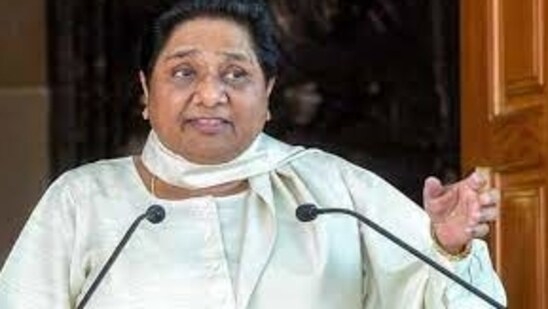 Regarding the stampede accident at Vaishno Devi Shrine today, Mayawati expressed her grief and said, "My condolences are with the families of the deceased".(HT_PRINT)