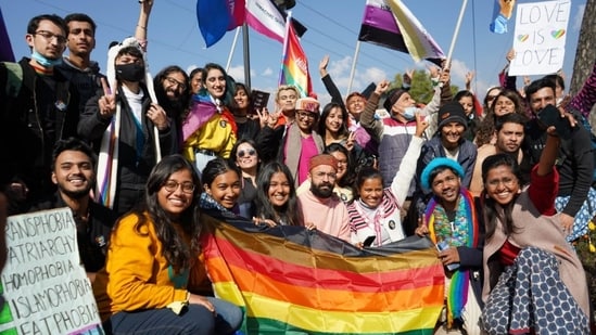 The first pride in the hill state was on December 15 in Palampur(Himachal Queer Collective)
