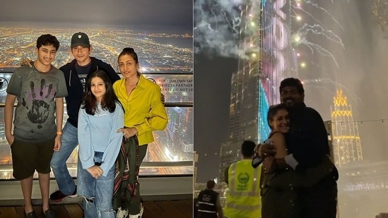 Mahesh Babu and family, and Vignesh Shivn and Nayanthara rang in New Year in Dubai. Mahesh Babu and family, and Vignesh Shivn and Nayanthara rang in New Year in Dubai. 