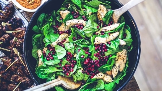Consume sweet, bitter and astringent food items. Avoid excessive spicy, salty, fried, fermented, stale, caffeinated drinks and non-veg food items.(Pexels)