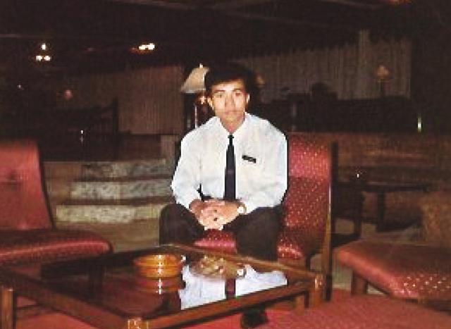 At Hotel Annapurna, Nepal in 1993, during his industrial training At Hotel Annapurna, Nepal in 1993, during his industrial training