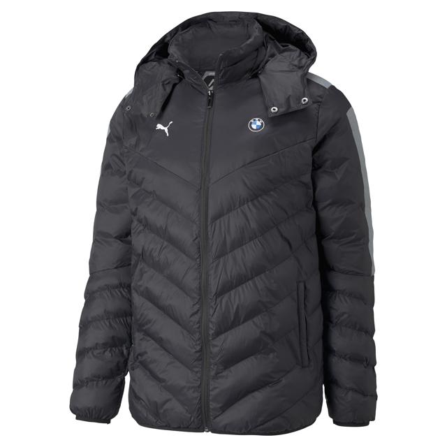 The racing inspired jacket from Puma allows for ample movement and keeps you protected on cold or windy days The racing inspired jacket from Puma allows for ample movement and keeps you protected on cold or windy days