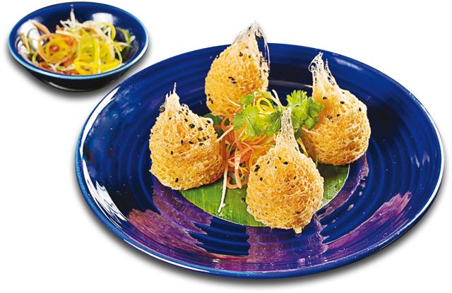 The fried chives dumplings at China Kitchen at Hyatt Regency