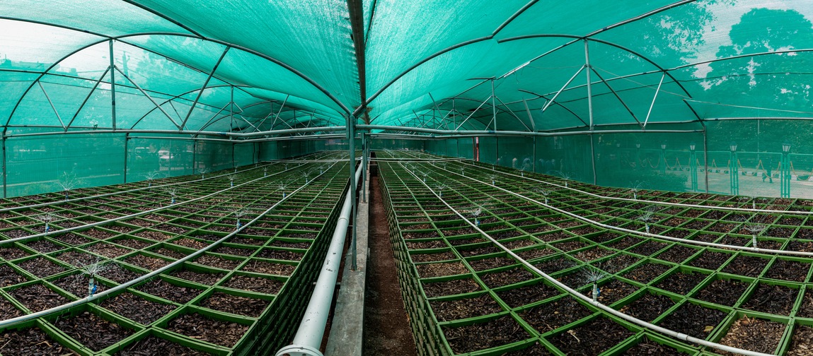 The chemical-free vermifiltration system set up by Sunil Singhal and Smita Singhal’s Absolute Water at Delhi Technological University. The chemical-free vermifiltration system set up by Sunil Singhal and Smita Singhal’s Absolute Water at Delhi Technological University.