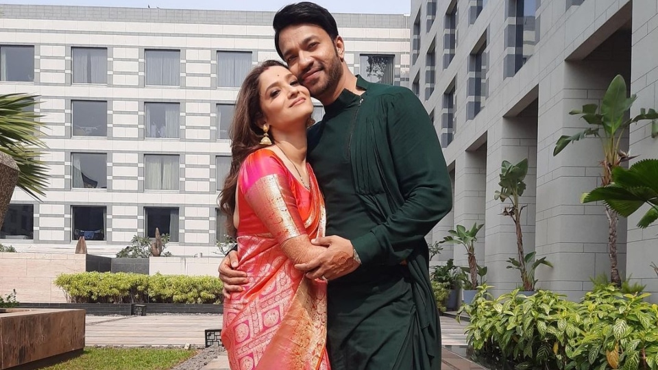 Ankita Lokhande and Vicky Jain welcome 2022. Ankita Lokhande and Vicky Jain welcome 2022. 