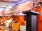 Screengrab from a video of the 3-day Dharma Sansad event in Haridwar. (File photo)