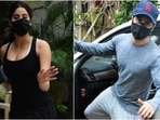 After celebrating the New Year 2022, Janhvi Kapoor and Varun Dhawan returned to the gym today in Mumbai. The stars decided to begin their year the right way by including fitness and fashion in their busy routines. They did so by mixing workouts and style for the latest gym appearance. You should definitely take notes from them.(HT Photo/Varinder Chawla)