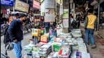A calendar seller at Nai Sarak in old Delhi, which is home to some of India’s biggest calendar companies. (HT Photo) A calendar seller at Nai Sarak in old Delhi, which is home to some of India’s biggest calendar companies. (HT Photo)