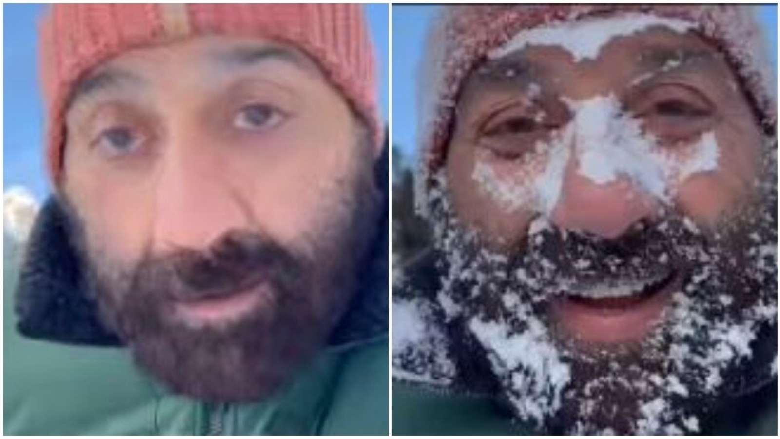 Sunny Deol puts face in snow, calls it 'icing on cake'; leaves Esha in  splits | Bollywood - Hindustan Times