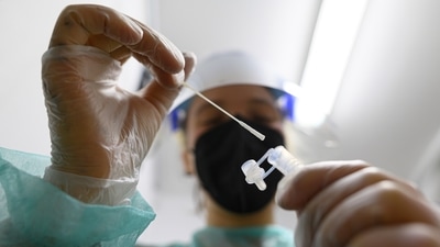 Preliminary research indicates that Omicron may still be a bit harder to detect through at-home Covid-19 than the other variants of the coronavirus. (Representational Image / AP) Preliminary research indicates that Omicron may still be a bit harder to detect through at-home Covid-19 than the other variants of the coronavirus. (Representational Image / AP)