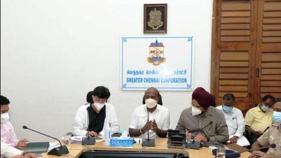 Chennai and adjoining district of Chengalpattu are reporting the highest Covid-19 cases in Tamil Nadu. (HT) Chennai and adjoining district of Chengalpattu are reporting the highest Covid-19 cases in Tamil Nadu. (HT)