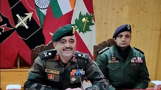 Kupwara: General Officer Commanding (GoC) of Vajr Division Major General Abhijit Pendharkar said a hotline communication has been made to the Pakistan Army asking them to take back the body of the killed individual (ANI)