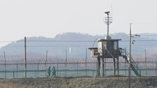 South Korean border with North Korea(AP)