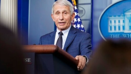 Dr Anthony Fauci said US may see a rise in hospitalisation because of the uptick in the number of Covid cases. (AP) Dr Anthony Fauci said US may see a rise in hospitalisation because of the uptick in the number of Covid cases. (AP)