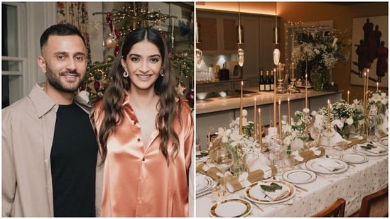 Sonam Kapoor and Anand Ahuja celebrated New Year's Eve at their London house.