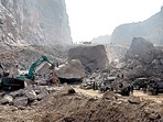 A BJP MP from the area alleged violation of mining parameters at the site. (HT_PRINT) A BJP MP from the area alleged violation of mining parameters at the site. (HT_PRINT)