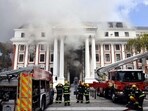 Jean-Pierre Smith, a Cape Town mayoral committee member responsible for safety and security, said firefighters were still dealing on Monday with 