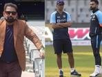 Chetan Sharma; Rahul Dravid with Virat Kohli&nbsp;