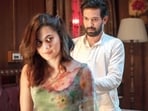 Taapsee Pannu and Vikrant Massey in a still from Haseen Dillruba. 