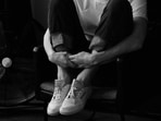 White sneakers are popular because they make for a versatile pick.