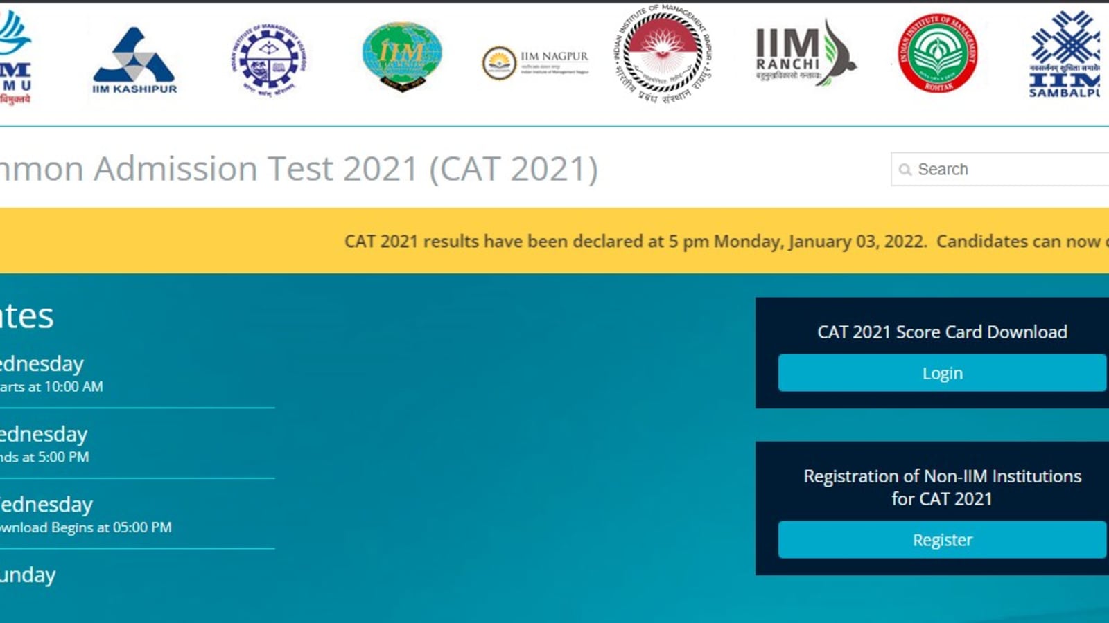 CAT 2021 results declared at iimcat.ac.in, here's how to download