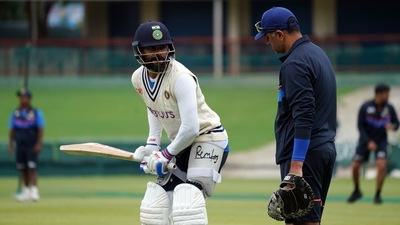 Head Coach of Team India Rahul Dravid with Indian Test captain Virat Kohli (ANI) Head Coach of Team India Rahul Dravid with Indian Test captain Virat Kohli (ANI)