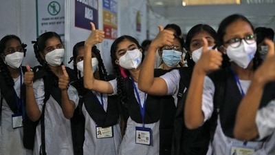 Dr R S Sharma, Cowin platform chief, had earlier mentioned that children can either carry their Aadhaar and other national identity cards or use their class 10th ID card for registration. (REUTERS)