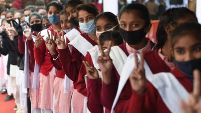 Authorities in Gujarat, which is Prime Minister Narendra Modi's home state, are hoping to give the first dose to 3.6 million children this week. "We have the capacity and we have the vaccines to cover most of the children. We appeal to parents to cooperate and ensure the children are vaccinated at the earliest," said Jai Prakash Shivahare, health commissioner in Gujarat state. (AFP) Authorities in Gujarat, which is Prime Minister Narendra Modi's home state, are hoping to give the first dose to 3.6 million children this week. "We have the capacity and we have the vaccines to cover most of the children. We appeal to parents to cooperate and ensure the children are vaccinated at the earliest," said Jai Prakash Shivahare, health commissioner in Gujarat state. (AFP)
