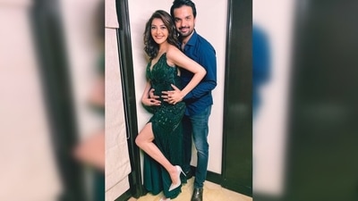 Earlier, Kajal Aggarwal's husband Gautam Kitchlu announced about her pregnancy by sharing a picture of his wife and captioning it, “Here’s looking at you 2022” and adding the pregnancy emoji towards the end. (Instagram/@kajalaggarwalofficial)