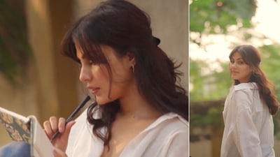 Rhea Chakraborty writes a journal for 2022. (Instagram) Rhea Chakraborty writes a journal for 2022. (Instagram)