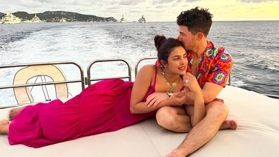 Priyanka Chopra and Nick Jonas during their New Year outing. Priyanka Chopra and Nick Jonas during their New Year outing. 