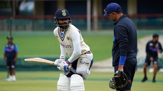Head Coach of Team India Rahul Dravid with Indian Test captain Virat Kohli (ANI)