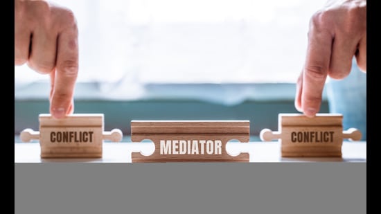 mediation, being the cheapest and simplest option available to the public at large, can be described as a tool of social justice. (Shutterstock)
