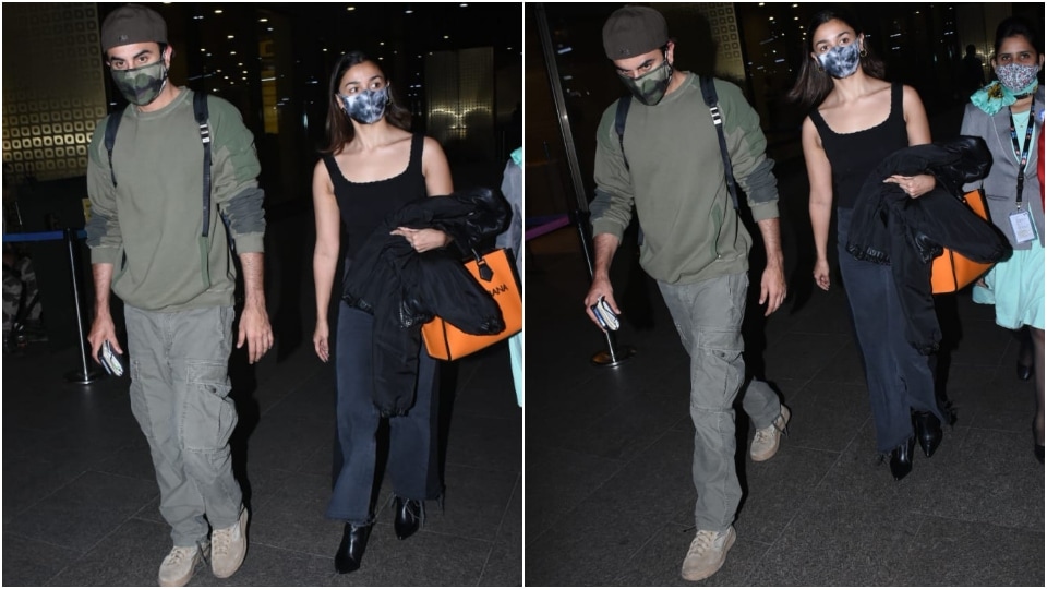 Alia Bhatt opts for simple no-makeup look and a breezy outfit as she  returns from Dubai with Ranbir Kapoor: Watch