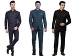 Jodhpuri Bandhgala suit is a fine blend of western and eastern garment styles. &nbsp;