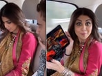 Shilpa Shetty, Rajiv Adatia visit Shirdi.(Instagram) Shilpa Shetty, Rajiv Adatia visit Shirdi.(Instagram)