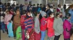 People, waiting in long queues at the Covid vaccination centre in Ludhiana’s civil surgeon office, criticised the health department and rued having to make multiple trips to get the doses administered. (Harsimar Pal Singh/HT) People, waiting in long queues at the Covid vaccination centre in Ludhiana’s civil surgeon office, criticised the health department and rued having to make multiple trips to get the doses administered. (Harsimar Pal Singh/HT)