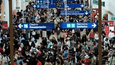 General view of the passenger check-in area as the coronavirus disease (Covid-19) pandemic continues at the international airport in Cancun, Mexico, on January 3, 2022.&nbsp; (Representational Image / REUTERS)